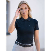 Equestrian Stockholm Polo Zip Noir Equestrian Stockholm Polo Zip Noir