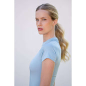Equestrian Stockholm Chemise Dynamic Short Sleeve Ice Blue Equestrian Stockholm Chemise Dynamic Short Sleeve Ice Blue