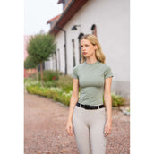 Equestrian Stockholm Chemise Dynamic Short Sleeve Pistachio White Equestrian Stockholm Chemise Dynamic Short Sleeve Pistachio White