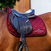 Equestrian Stockholm Tapis de Selle Line de Saut Bordeaux Equestrian Stockholm Tapis de Selle Line de Saut Bordeaux