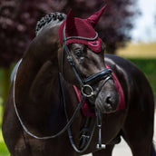 Equestrian Stockholm Bonnet Anti-Mouches Satin Merlot Equestrian Stockholm Bonnet Anti-Mouches Satin Merlot