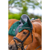 Equestrian Stockholm Bonnet Anti-Mouches Velvet Sycamore Green Equestrian Stockholm Bonnet Anti-Mouches Velvet Sycamore Green