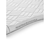 Equestrian Stockholm Tapis de Selle Modern Dressage White Silver Equestrian Stockholm Tapis de Selle Modern Dressage White Silver