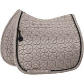 Eskadron Tapis de Selle Platinum '26 Mattgloss Jewel Dressage Pale Grey Eskadron Tapis de Selle Platinum '26 Mattgloss Jewel Dressage Pale Grey