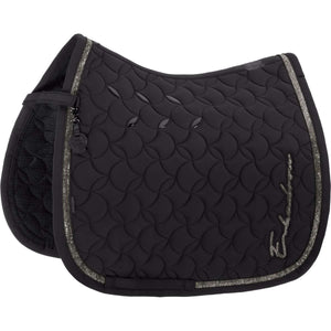 Eskadron Tapis de Selle Platinum '26 Pro Soft Glitter Dressage Noir Eskadron Tapis de Selle Platinum '26 Pro Soft Glitter Dressage Noir