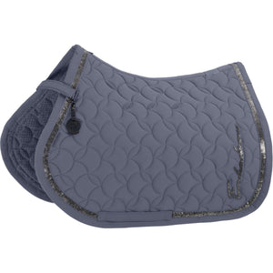 Eskadron Tapis de Selle Platinum '26 Pro Soft Glitter Polyvalent Slate Blue Eskadron Tapis de Selle Platinum '26 Pro Soft Glitter Polyvalent Slate Blue