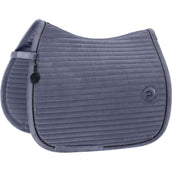 Eskadron Tapis de Selle Platinum '26 Velvet Crystal Dressage Slate Blue Eskadron Tapis de Selle Platinum '26 Velvet Crystal Dressage Slate Blue