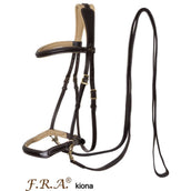 F.R.A. Bridon sans Mors Kiona Marron/beige F.R.A. Bridon sans Mors Kiona Marron/beige