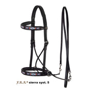F.R.A. Bridon sans Mors sierra systeem 5 Noir F.R.A. Bridon sans Mors sierra systeem 5 Noir