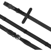 Harry's Horse Rênes Supergrip avec Arrêts Noir Harry's Horse Rênes Supergrip avec Arrêts Noir