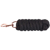 Harry's Horse Corde pour Licol Soft Musketon Rosegold 1.8m Noir Harry's Horse Corde pour Licol Soft Musketon Rosegold 1.8m Noir