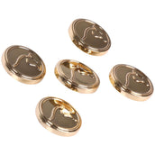 Harry's Horse Boutons Metallic Horse Or Harry's Horse Boutons Metallic Horse Or