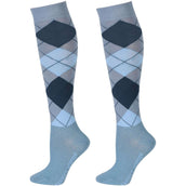 Harry's Horse Chaussettes d'Équitation Arygle Bleu clair Harry's Horse Chaussettes d'Équitation Arygle Bleu clair