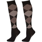 Harry's Horse Chaussettes d'Équitation Arygle Noir Harry's Horse Chaussettes d'Équitation Arygle Noir