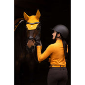 HKM Bonnet Anti-Mouches Livignio Lauria Garelli Soft Moutarde HKM Bonnet Anti-Mouches Livignio Lauria Garelli Soft Moutarde