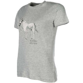 HKM T-Shirt Sparkle Gris Mélangé HKM T-Shirt Sparkle Gris Mélangé