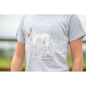 HKM T-Shirt Sparkle Gris Mélangé HKM T-Shirt Sparkle Gris Mélangé
