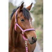 HKM Ensemble Licol Crystal Souple Rembourrage Rose/Bleu foncé HKM Ensemble Licol Crystal Souple Rembourrage Rose/Bleu foncé