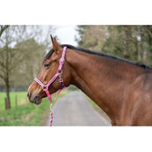 HKM Ensemble Licol Crystal Souple Rembourrage Rose/Bleu foncé HKM Ensemble Licol Crystal Souple Rembourrage Rose/Bleu foncé