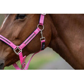 HKM Ensemble Licol Crystal Souple Rembourrage Rose/Bleu foncé HKM Ensemble Licol Crystal Souple Rembourrage Rose/Bleu foncé