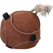 Excellent Balle de jeu amusante pour chevaux Suede Marron Excellent Balle de jeu amusante pour chevaux Suede Marron