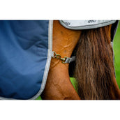 Amigo Couverture Turnout Bravo 100g Navy/Titanium Grey Amigo Couverture Turnout Bravo 100g Navy/Titanium Grey