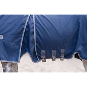 Rambo Optimo Couverture d'Écurie New Navy/Thunderstorm Grey/Silver Rambo Optimo Couverture d'Écurie New Navy/Thunderstorm Grey/Silver