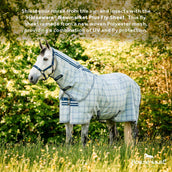 Horseware Couverture Anti-Mouches Newmarket Pony Plus Witney Navy Horseware Couverture Anti-Mouches Newmarket Pony Plus Witney Navy