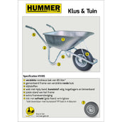 Hummer Brouette Roue Souple Galvanisé Hummer Brouette Roue Souple Galvanisé