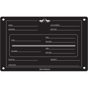 HV Polo Plaque de Box HVPPolo Anglais Noir HV Polo Plaque de Box HVPPolo Anglais Noir