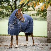 Rambo Couvre-cou de couverture d'écurie 100g Navy/Thunderstorm Grey/Silver Rambo Couvre-cou de couverture d'écurie 100g Navy/Thunderstorm Grey/Silver