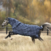 Rhino Plus Turnout Heavy Varilayer 450g Navy Check/Indigo Rhino Plus Turnout Heavy Varilayer 450g Navy Check/Indigo
