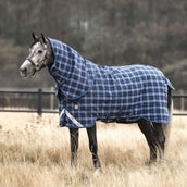 Rhino Plus Turnout Heavy Varilayer 450g Navy Check/Indigo Rhino Plus Turnout Heavy Varilayer 450g Navy Check/Indigo
