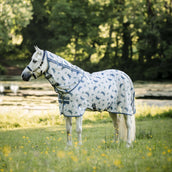 Amigo Couverture Anti-Mouches Plus Pony Dragonfly Print/Silver/Blue/Sage Amigo Couverture Anti-Mouches Plus Pony Dragonfly Print/Silver/Blue/Sage