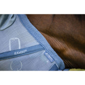 Rambo Masque Anti-Mouches Heather Blue/Blue/Silver Rambo Masque Anti-Mouches Heather Blue/Blue/Silver