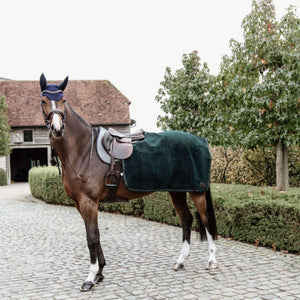 Kentucky Couvre-reins Carré Heavy Fleece Vert Kentucky Couvre-reins Carré Heavy Fleece Vert