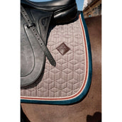 Kentucky Horsewear Tapis de Selle Pied-de-Poule Dressage Bordeaux/Marine Kentucky Horsewear Tapis de Selle Pied-de-Poule Dressage Bordeaux/Marine