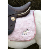 Kentucky Horsewear Tapis de Selle Glitter Unicorn de Saut Soft Rose Kentucky Horsewear Tapis de Selle Glitter Unicorn de Saut Soft Rose