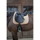 Kentucky Horsewear Tapis de Selle Softshell Onion Quilt Dressage Beige/Vieux Rose Kentucky Horsewear Tapis de Selle Softshell Onion Quilt Dressage Beige/Vieux Rose