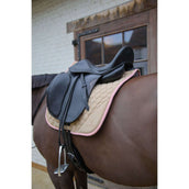 Kentucky Horsewear Tapis de Selle Softshell Onion Quilt Dressage Beige/Vieux Rose Kentucky Horsewear Tapis de Selle Softshell Onion Quilt Dressage Beige/Vieux Rose