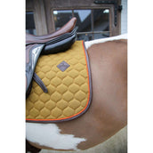 Kentucky Horsewear Tapis de Selle Onion Quilt Leather Neon de Saut Kaki Kentucky Horsewear Tapis de Selle Onion Quilt Leather Neon de Saut Kaki