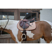 Kentucky Horsewear Tapis de Selle Onion Quilt Leather Neon de Saut Beige Kentucky Horsewear Tapis de Selle Onion Quilt Leather Neon de Saut Beige