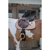 Kentucky Horsewear Tapis de Selle Onion Quilt Leather Neon de Saut Beige Kentucky Horsewear Tapis de Selle Onion Quilt Leather Neon de Saut Beige