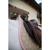 Kentucky Horsewear Tapis de Selle Softshell Onion Quilt de Saut Beige/Vieux Rose Kentucky Horsewear Tapis de Selle Softshell Onion Quilt de Saut Beige/Vieux Rose