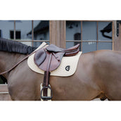 Kentucky Tapis de Selle Plaited 3D Logo de Saut Beige Kentucky Tapis de Selle Plaited 3D Logo de Saut Beige