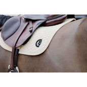 Kentucky Tapis de Selle Plaited 3D Logo de Saut Beige Kentucky Tapis de Selle Plaited 3D Logo de Saut Beige