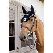 Kentucky Bonnet Anti-Mouches Wellington Soundless 3D Logo Rope Noir Kentucky Bonnet Anti-Mouches Wellington Soundless 3D Logo Rope Noir