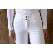 Kentucky Pantalon d'Équitation Miami Knee Grip Femme Blanc Kentucky Pantalon d'Équitation Miami Knee Grip Femme Blanc