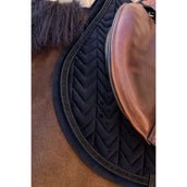 Kentucky Tapis de Selle Velvet Mini Pearls de Saut Noir Kentucky Tapis de Selle Velvet Mini Pearls de Saut Noir