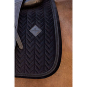 Kentucky Tapis de Selle Velvet Mini Pearls Dressage Noir Kentucky Tapis de Selle Velvet Mini Pearls Dressage Noir